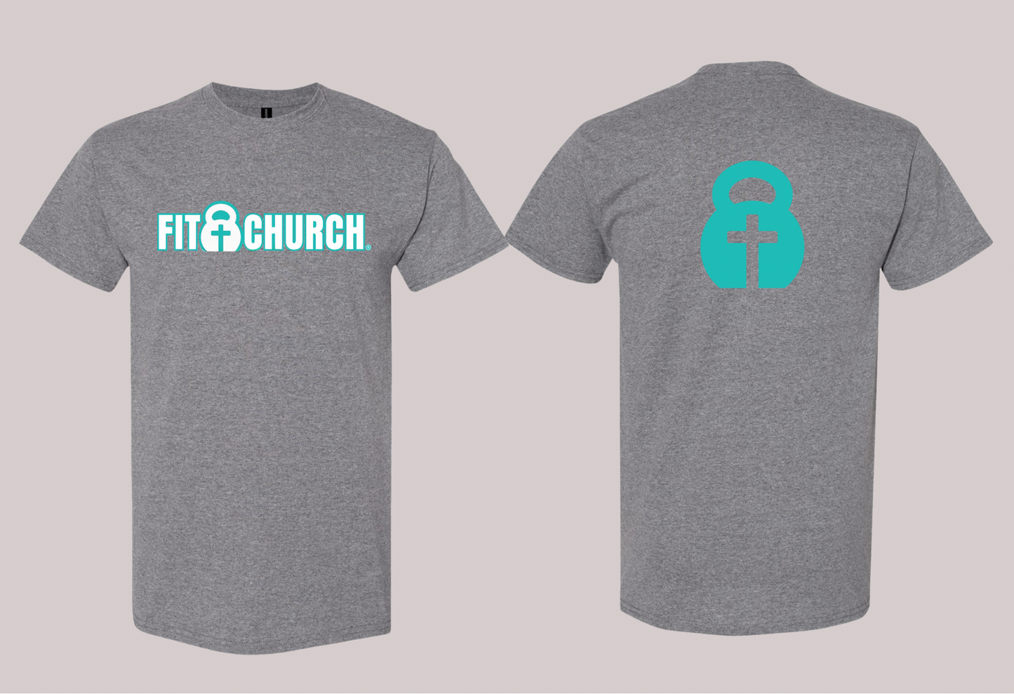 Fit Church - Teal (Crew)
