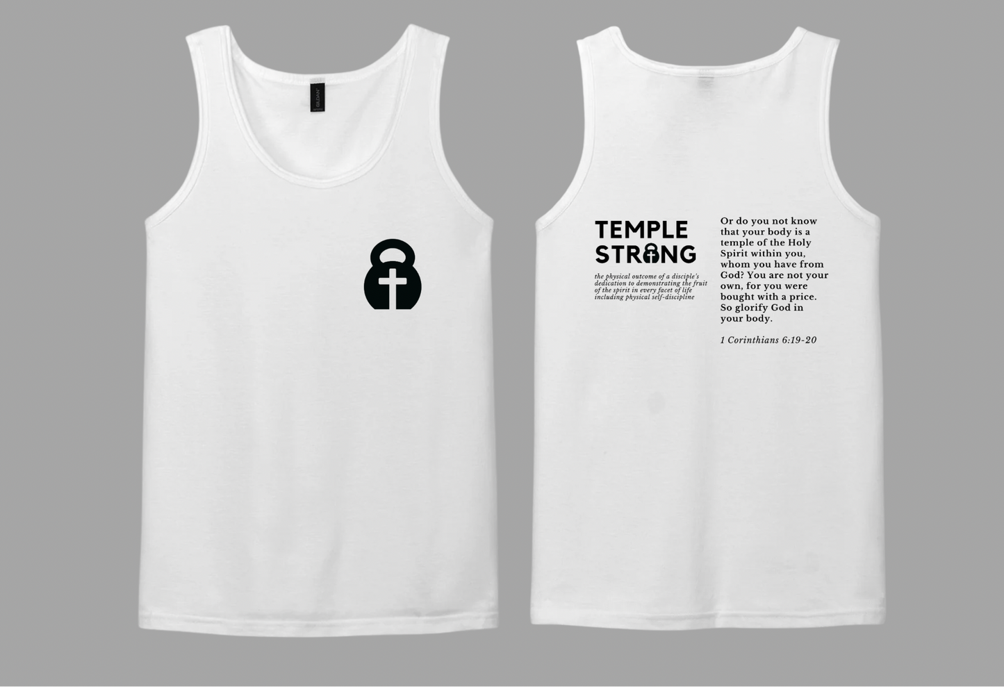 Temple Strong - Scripture (Tank)