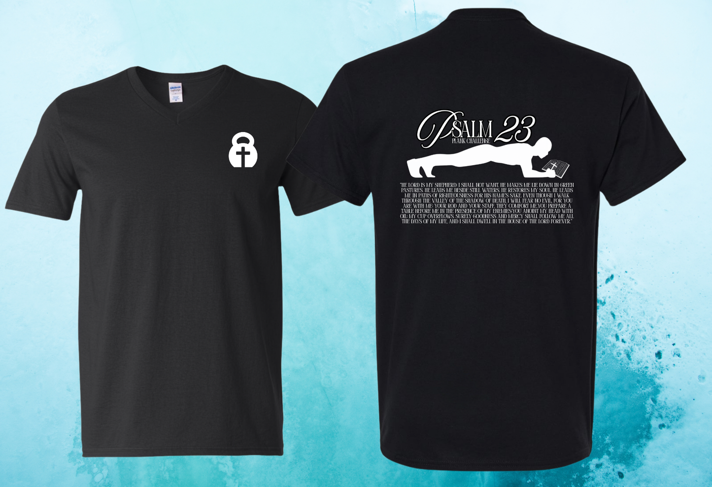 Psalm 23 - Plank Challenge Shirt