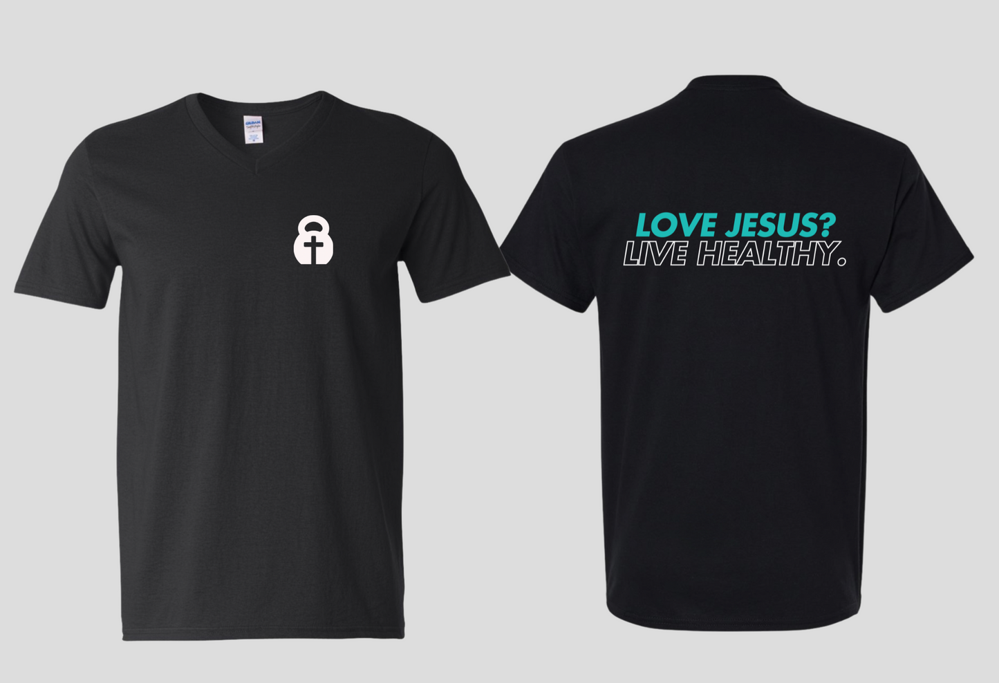 Love Jesus? Live Healthy (V-Neck)