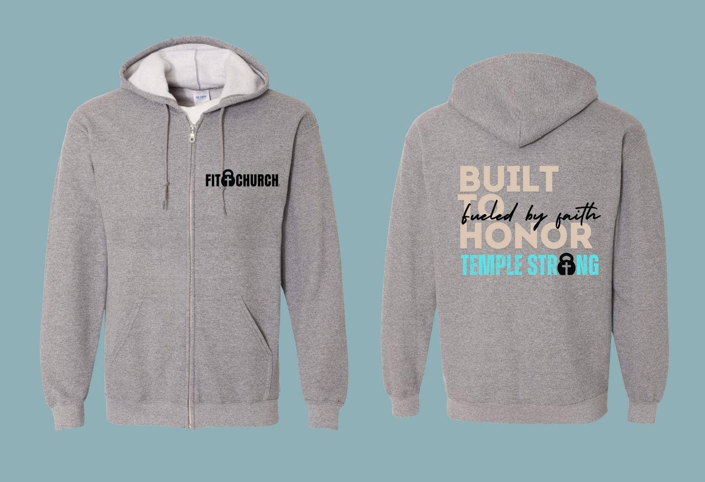 Built to Honor (Full Zip Hoodie)