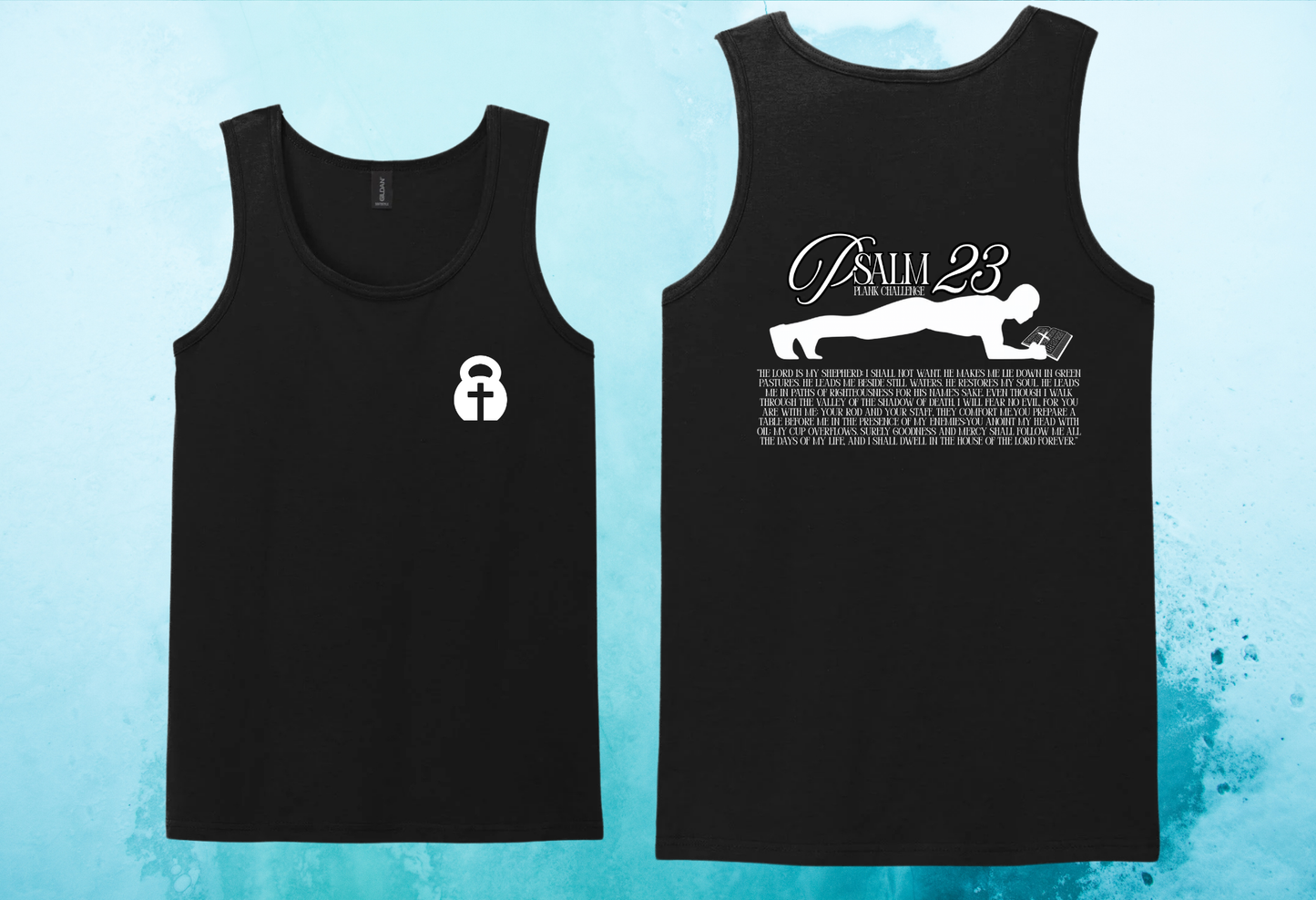 Psalm 23 - Plank Challenge Shirt