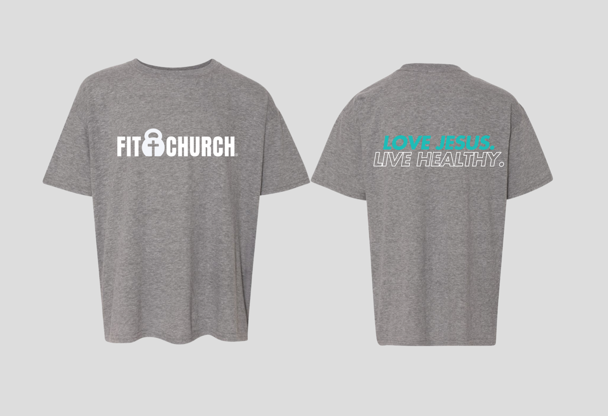 Fit Kid - Love Jesus. Live Healthy. (Crew)