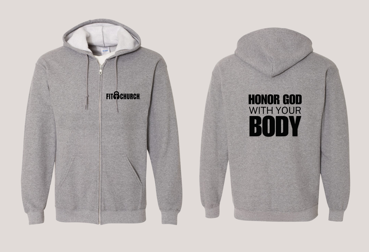 Honor God With Your Body (Full Zip Hoodie)