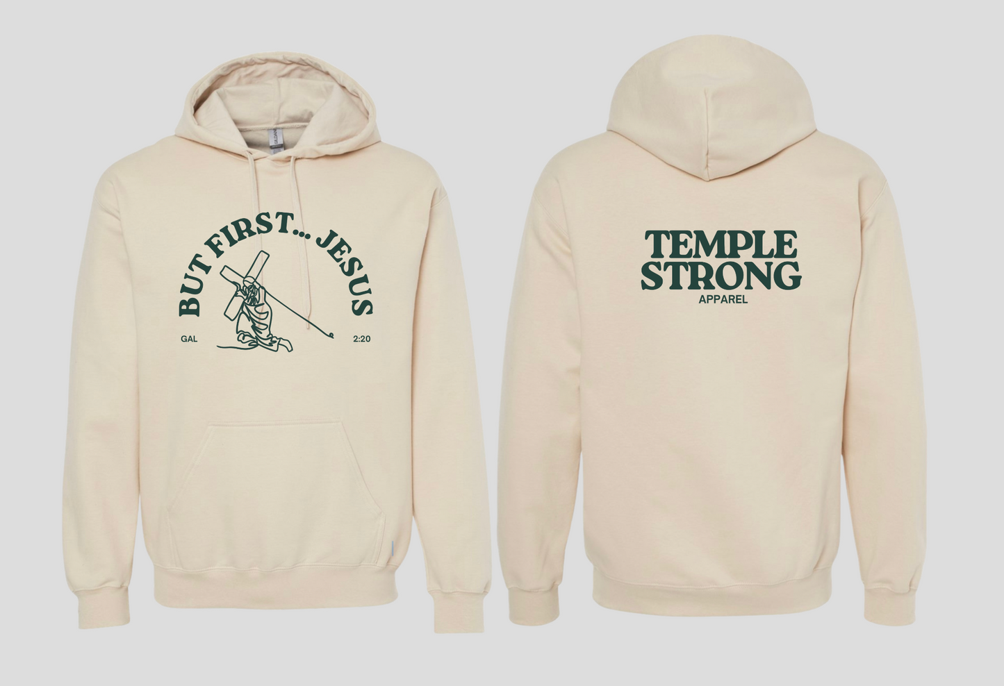 But First…Jesus (Pull Over Hoodie)