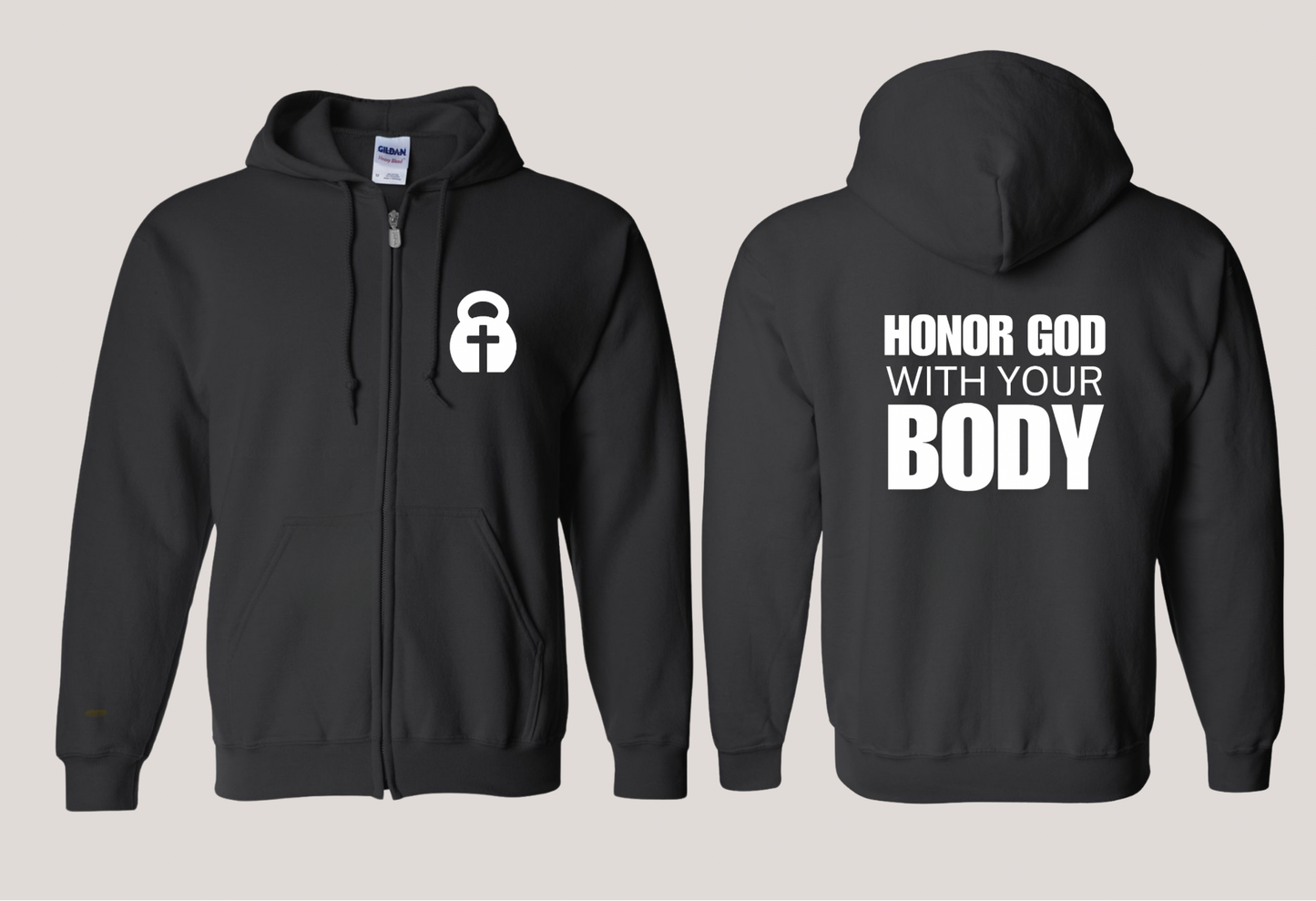 Honor God With Your Body (Full Zip Hoodie)