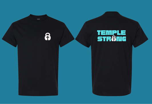 Temple Strong - Teal (Crew)