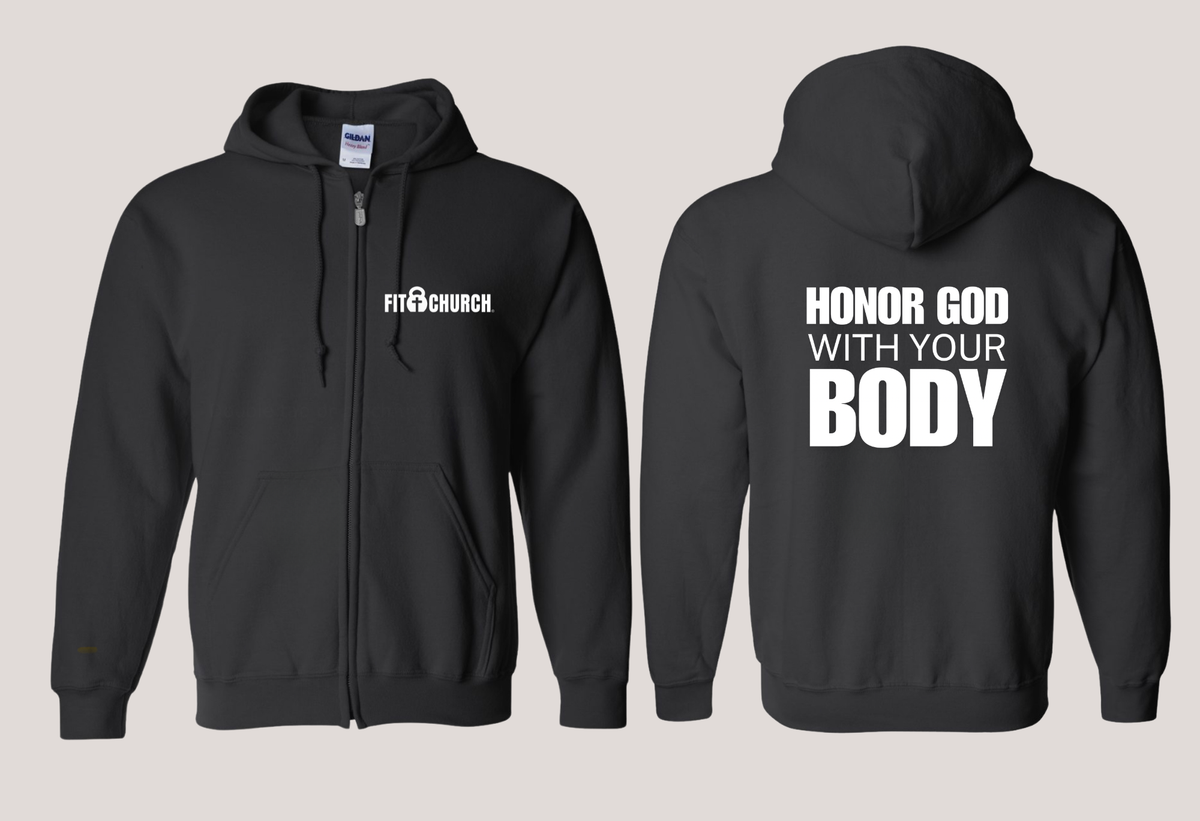 Honor God With Your Body (Full Zip Hoodie)