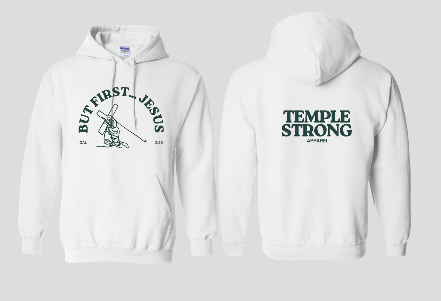 But First…Jesus (Pull Over Hoodie)