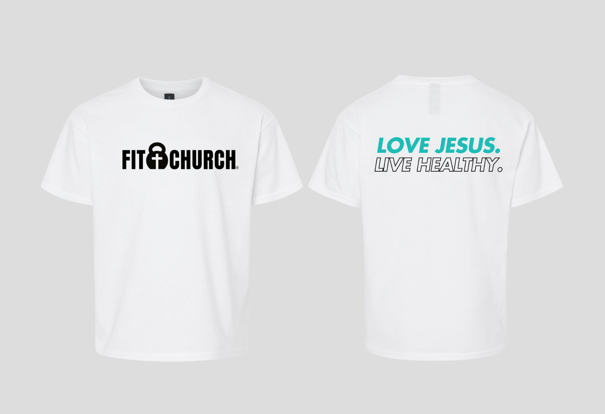 Fit Kid - Love Jesus. Live Healthy. (Crew)