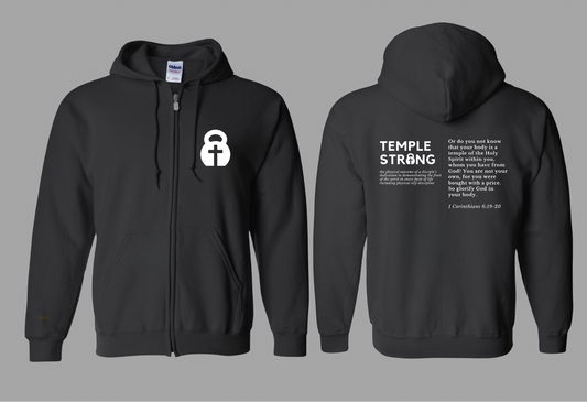 Temple Strong - Scripture (Full Zip Hoodie)